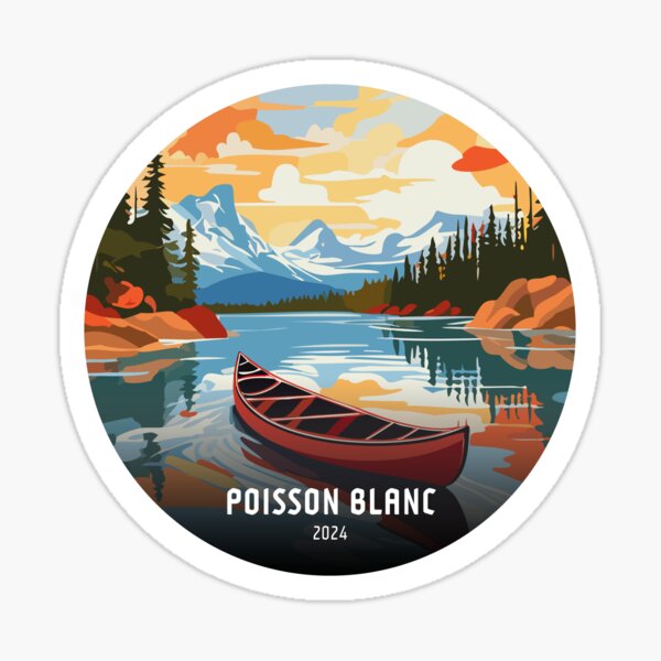Item preview, Poisson Blanc Complex Sticker designed and sold by ComfyOtter.