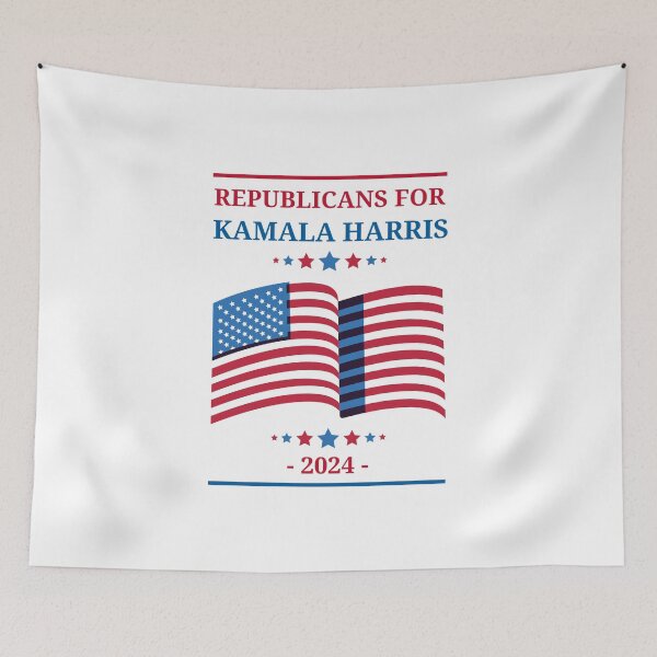 Item preview, Republicans for Kamala Harris designed and sold by GuesthozGraphix.