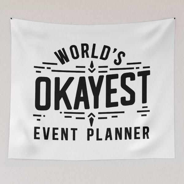 Item preview, World's Okayest Event Planner designed and sold by TeesYouWant.