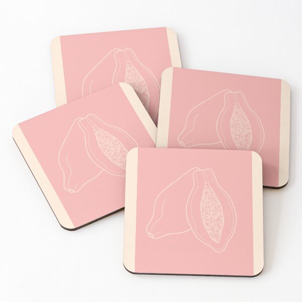 Item preview, Aesthetic Pink Papaya Fruit designed and sold by bowsbotanicals.