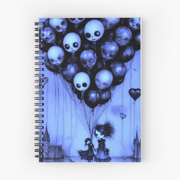 Item preview, Goth Doll With Balloons designed and sold by TheDarkWardrobe.