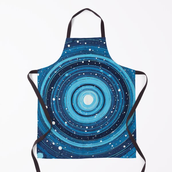 Item preview, Blue circles space design with small stars and cosmic cosmos. designed and sold by HEMRO.