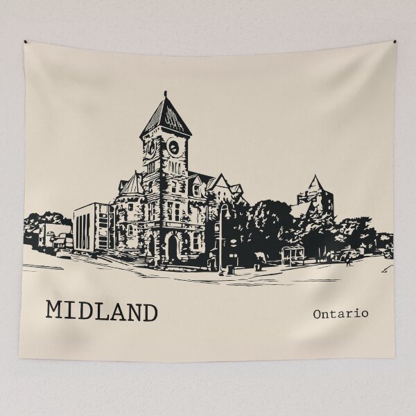 Item preview, Midland Ontario designed and sold by Lakeric Cityscapes.