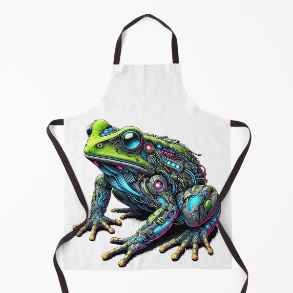 Item preview, Neon Leap: Cyberpunk Frog designed and sold by Mjonkey.