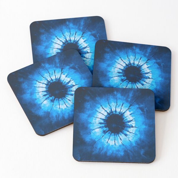 Item preview, A captivating close-up of a striking blue vortex displaying intricate patterns and textures, evoking a sense of depth and mystery. designed and sold by Jerhus.