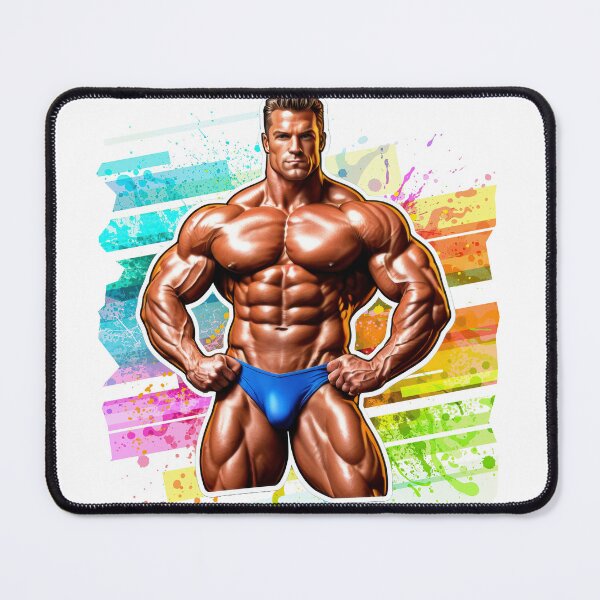 Item preview, New Series: Bodybuilder Sticker #49 designed and sold by ForeverPrintsOK.