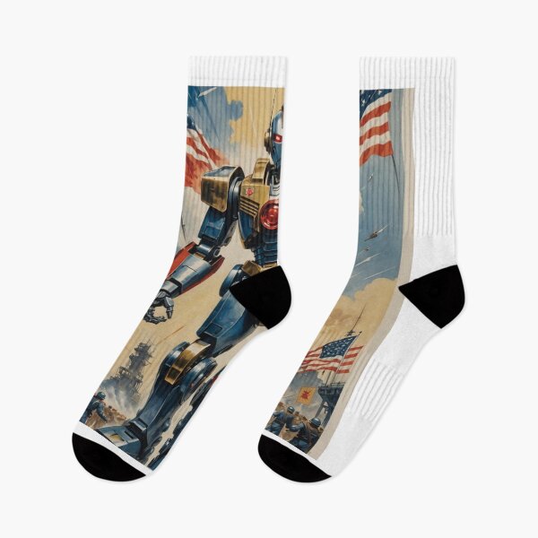 Item preview, Majestic Defender: A Tribute to Mecha and Patriotism designed and sold by ZenOfAIarts.