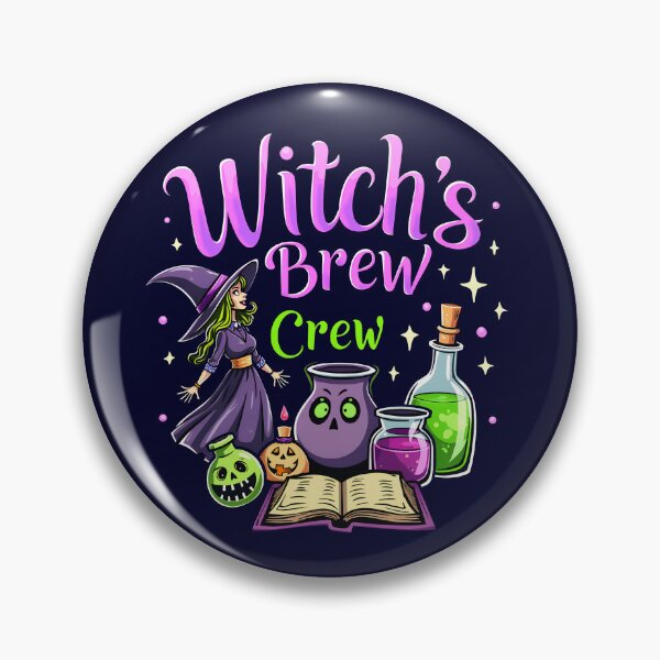Item preview, Witches Brew Crew Spooky Potion Whimsical Halloween designed and sold by Trendsecne.