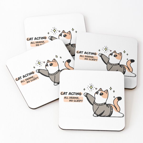 Item preview, Cat Acting - All Drama, No Script designed and sold by bhoomin7.