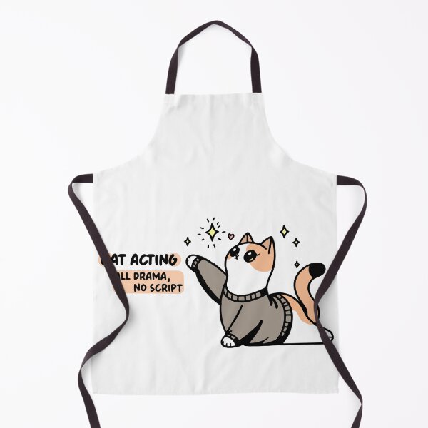 Item preview, Cat Acting - All Drama, No Script designed and sold by bhoomin7.