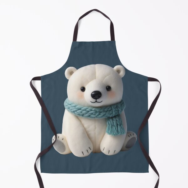 Item preview, adorable little stuffed plush polar bear designed and sold by fadilow.