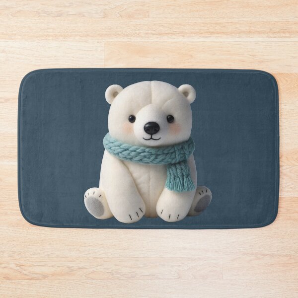 Item preview, adorable little stuffed plush polar bear designed and sold by fadilow.