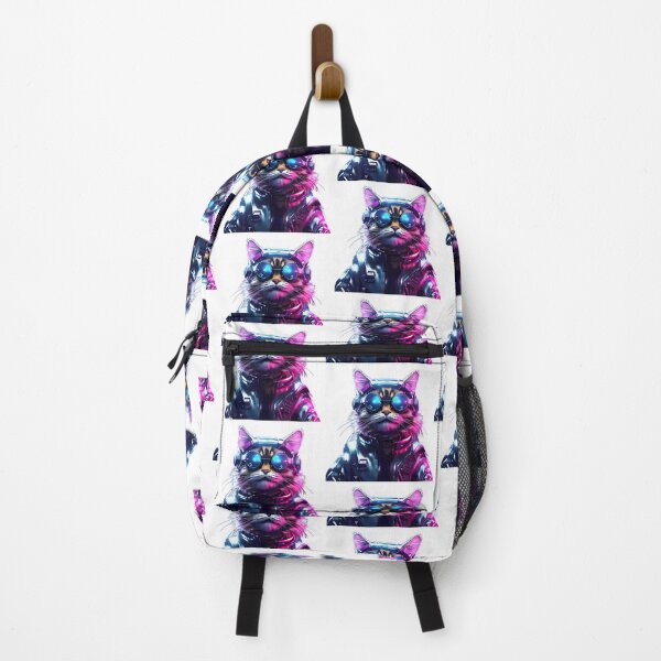 Item preview, Happy CyberPunk cat designed and sold by CyberArtShop.