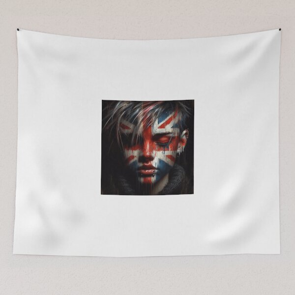 Item preview, A woman with a blindfold on her face designed and sold by AiPoliviosArt.