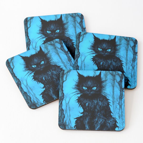 Item preview, Spooky Goth Cat designed and sold by TheDarkWardrobe.