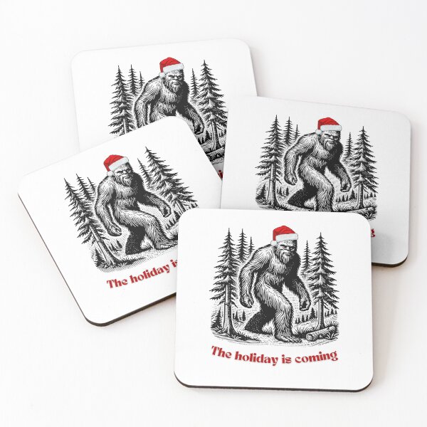 Item preview, Yeti in the Woods - The Holiday is Coming Funny T-Shirt designed and sold by GorinART.