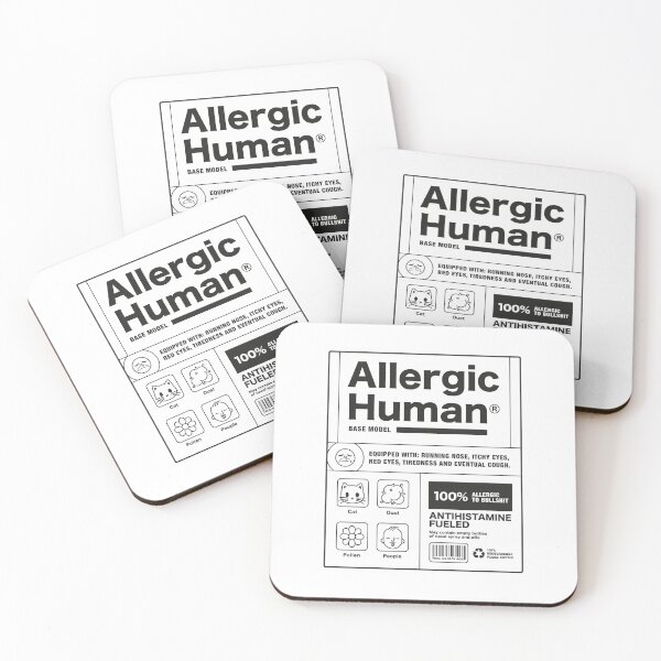 Item preview, Base Model Allergic Human® by Tobe Fonseca designed and sold by Tobe Fonseca®.