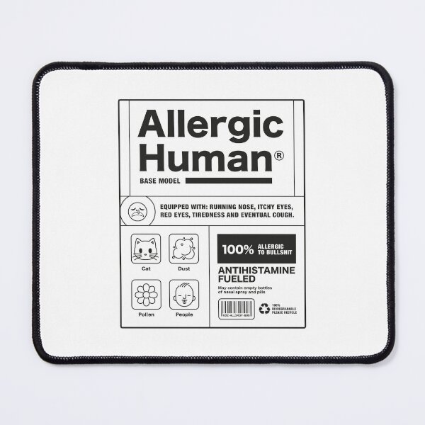 Item preview, Base Model Allergic Human® by Tobe Fonseca designed and sold by Tobe Fonseca®.