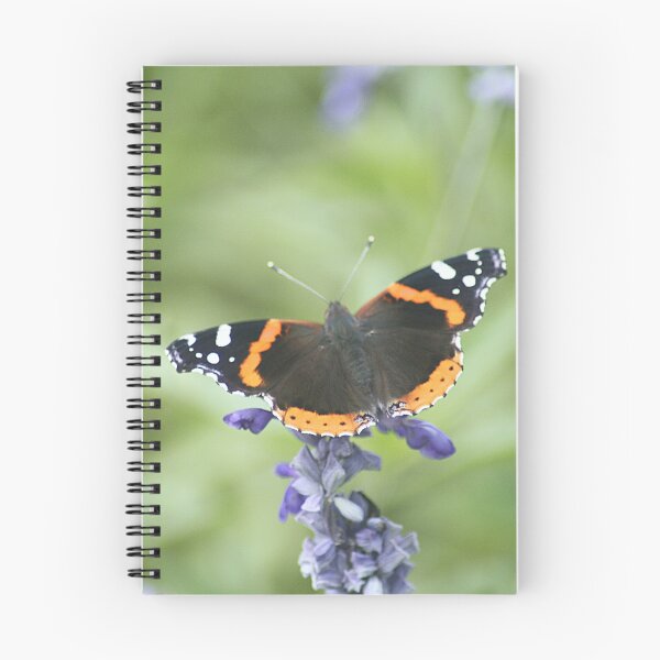 Item preview, American Lady on Purple Flower Stalk designed and sold by HematiteDesign.