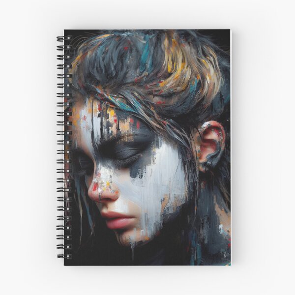 Item preview, A woman with a blindfold on her face designed and sold by AiPoliviosArt.