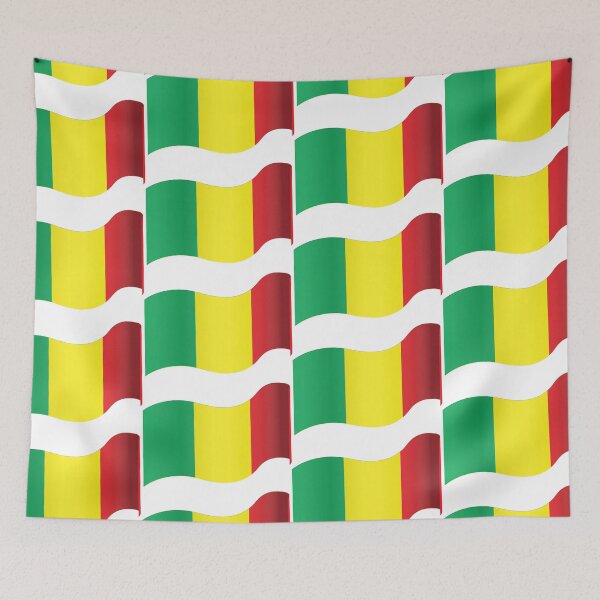 Item preview, Mali Flag designed and sold by HarveyHandcraftsandDesigns.