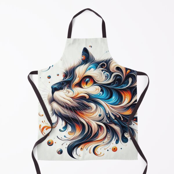 Item preview, abstrat cat designed and sold by BulgariAI.