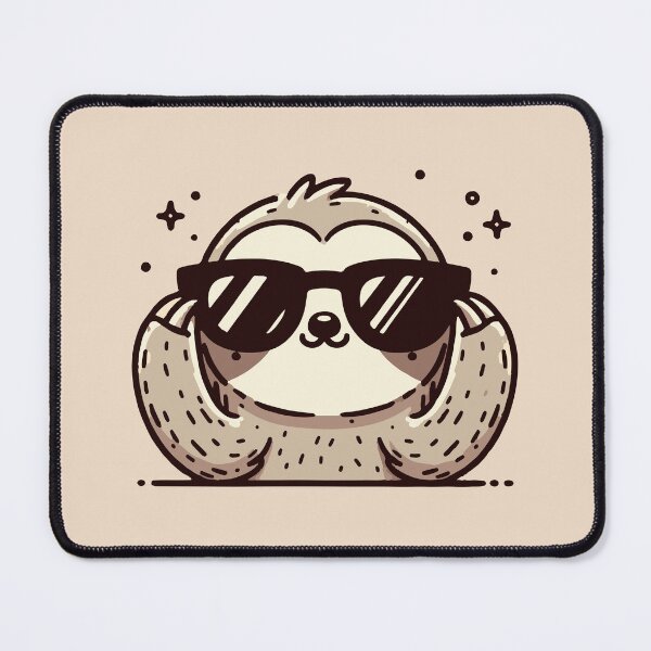 Item preview, Sloth in Swag with Sunglasses designed and sold by bhoomin7.
