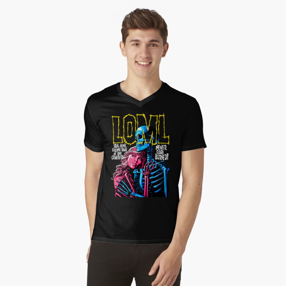 Item preview, V-Neck T-Shirt designed and sold by butcherbilly.
