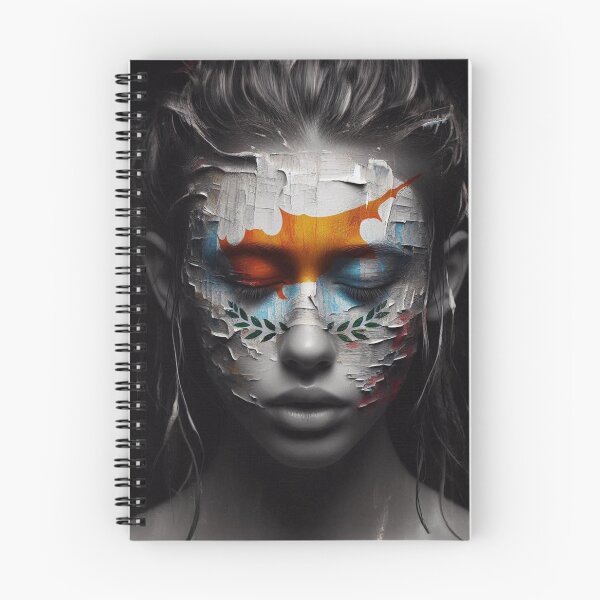 Item preview, A woman with a blindfold on her face designed and sold by AiPoliviosArt.