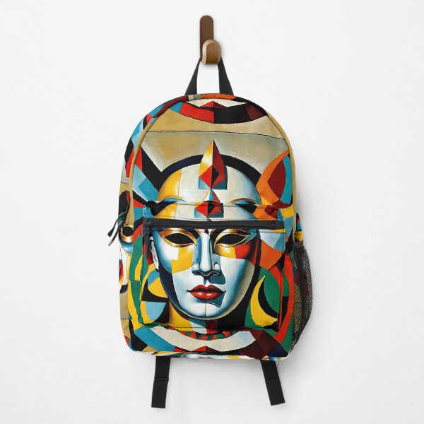 Item preview, Venetian Masquerade, Venice Masks Collection Cubism Art No:2 designed and sold by SofyaliArt.