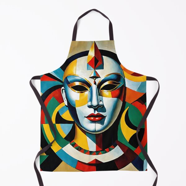 Item preview, Venetian Masquerade, Venice Masks Collection Cubism Art No:2 designed and sold by SofyaliArt.