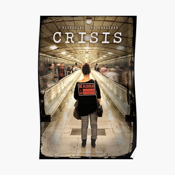 CRISIS Teaser Poster (Versión Metro) Póster