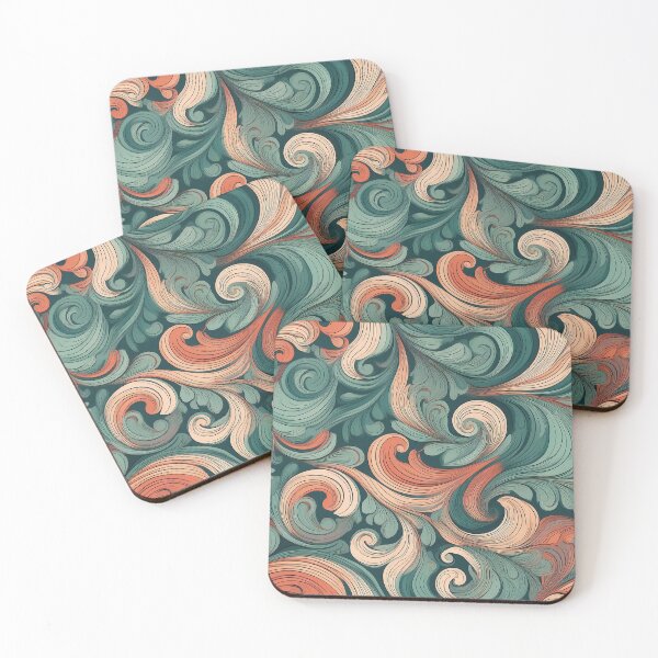 Item preview, A timeless swirl pattern design with intricate, flowing lines and ornate details. designed and sold by HEMRO.
