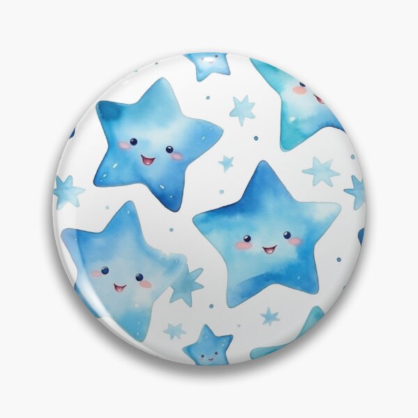 Item preview, Smiling Stars Watercolor Pattern #2 designed and sold by NatureSight.
