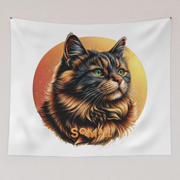 Item preview, Poster Prints T-Shirt Design - Cat Breeds: Somali designed and sold by ForeverPrintsOK.