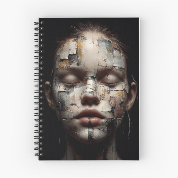 Item preview, A woman with a blindfold on her face designed and sold by AiPoliviosArt.