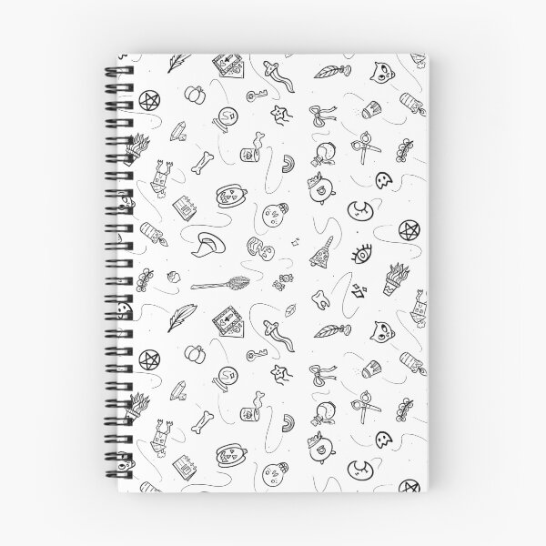 Item preview, Cuaderno de brujas Miniprint Blanco designed and sold by Emroar.