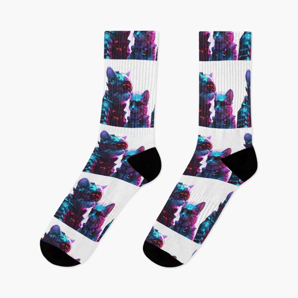 Item preview, team CyberPunk cats designed and sold by CyberArtShop.