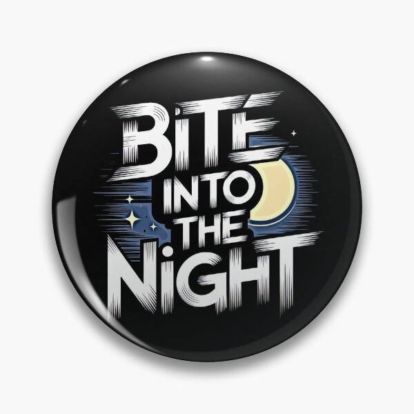 Item preview, Bite Into the Night Typography designed and sold by artwaves.