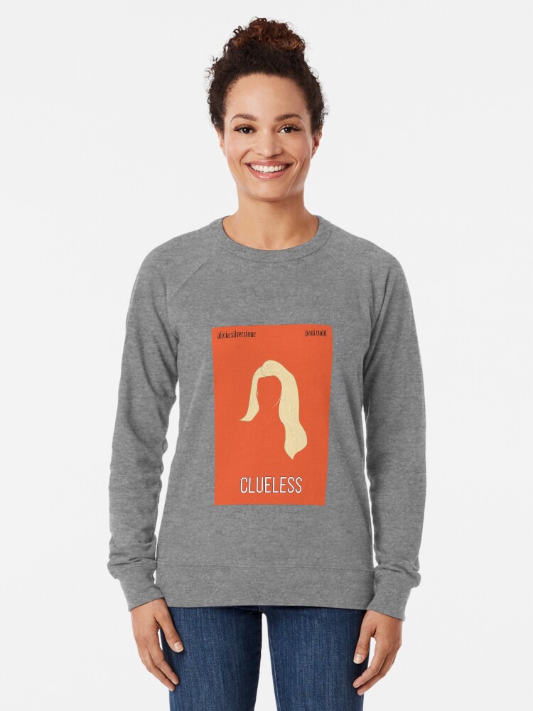 Clueless Minimalist Movie Poster Lightweight Sweatshirt By