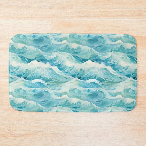 Item preview, Sea Waves Watercolor Pattern #8 designed and sold by NatureSight.