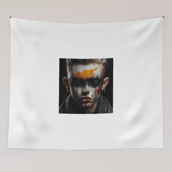 Item preview, A woman with a blindfold on her face Cyprus designed and sold by AiPoliviosArt.
