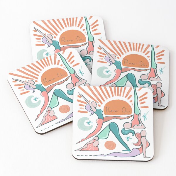 Item preview, Empowered Women Practicing Flow On Yoga Poses: Harmony and Strength in Motion designed and sold by Pandositive.