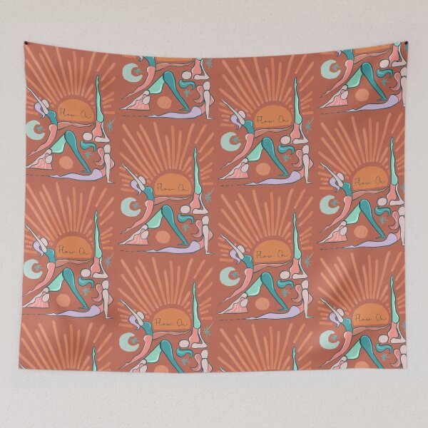 Item preview, Empowered Women Practicing Flow On Yoga Poses: Harmony and Strength in Motion designed and sold by Pandositive.