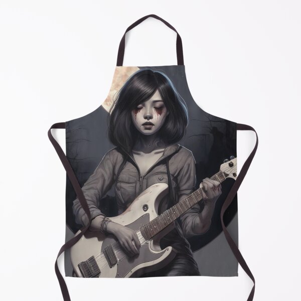 Item preview, Gothic female guitarist designed and sold by Thunderklart.
