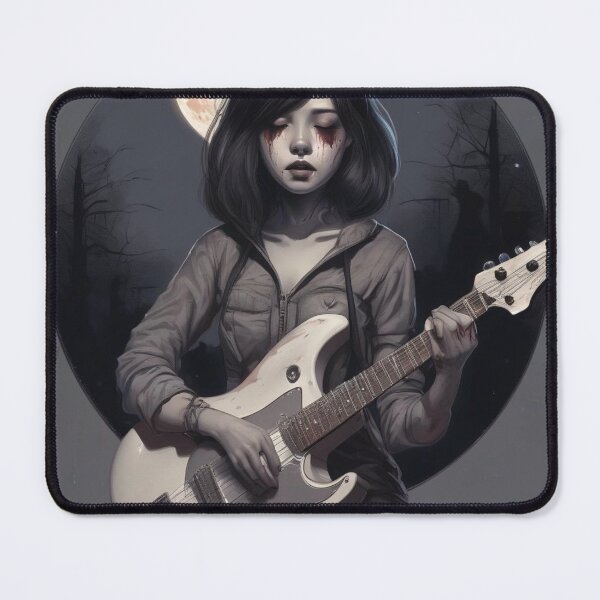 Item preview, Gothic female guitarist designed and sold by Thunderklart.