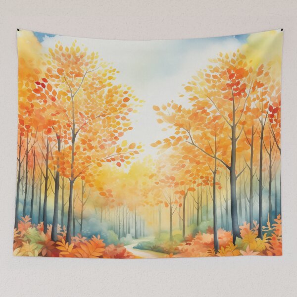 Item preview, Autumnal Mood Watercolor Painting #11 designed and sold by NatureSight.