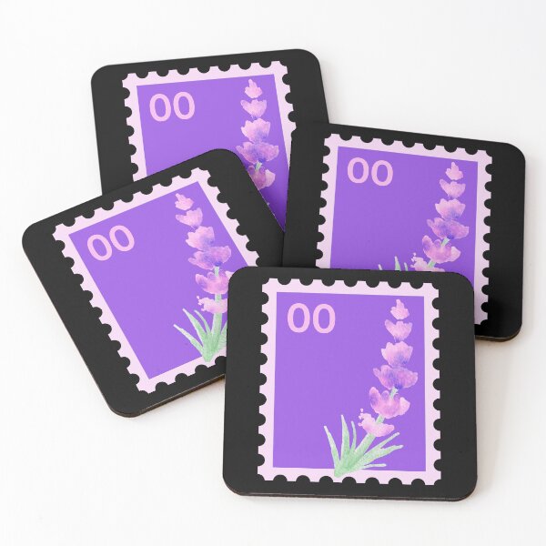 Item preview, Pink Watercolor Flower Painting Stamp designed and sold by AveryZi.