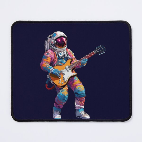 Item preview, Cosmic Jam: Astronaut Playing Guitar Space Art designed and sold by Wanderlust77.