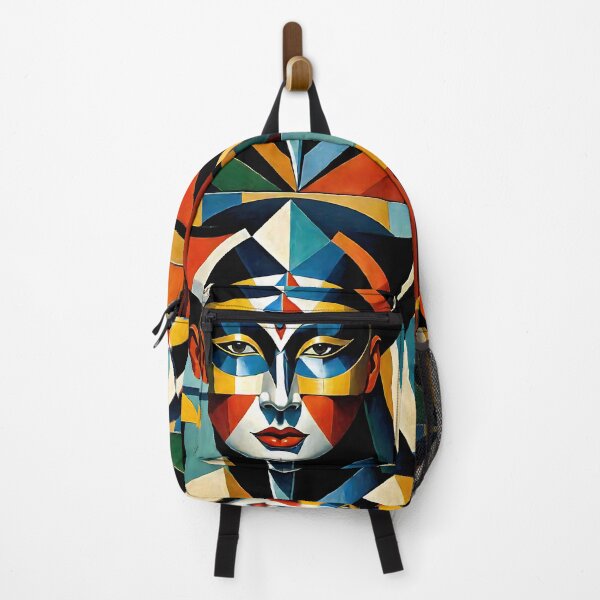 Item preview, Venetian Masquerade, Venice Masks Collection Cubism Art No:5 designed and sold by SofyaliArt.
